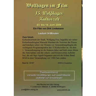 15. Wolfhager Kulturzelt 2009 Länge: 34 min